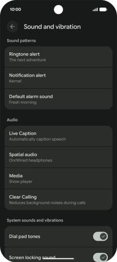 Press Ringtone alert.