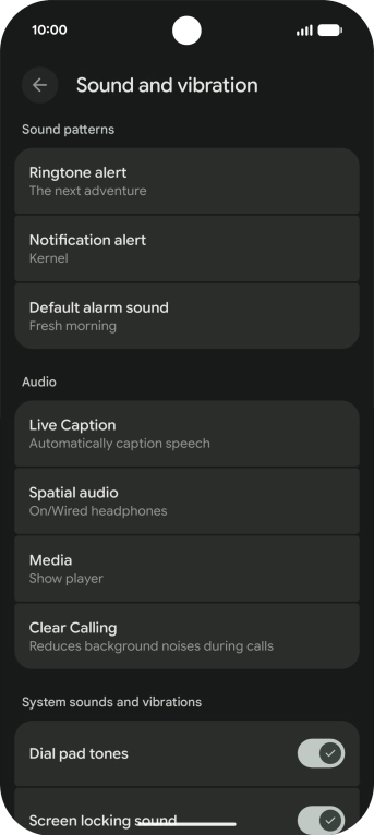 Press Ringtone alert.