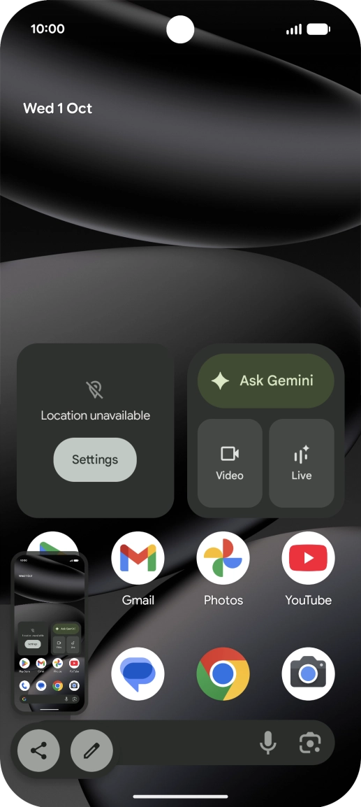 To edit your screenshot, press the screenshot and follow the instructions on the screen to make the required changes.