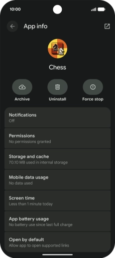 Press Storage and cache.