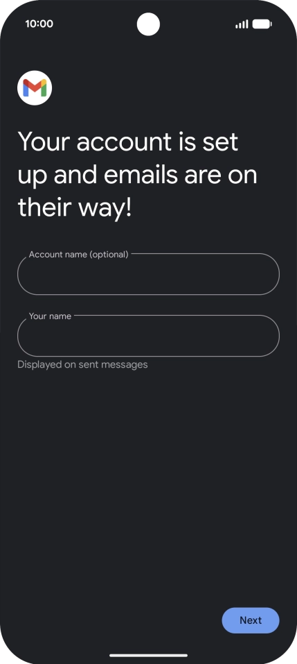 Press the field below 