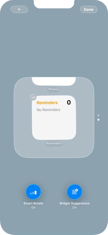 Press Smart Rotate to turn the function on or off.