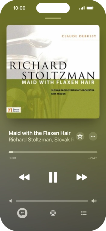 Press arrow right to go to the next audio file.