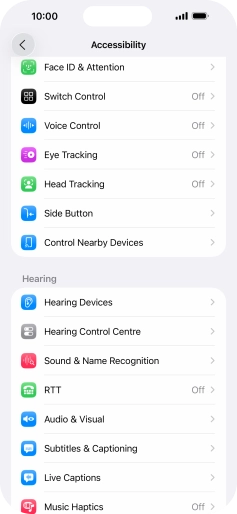 Press the required category below 