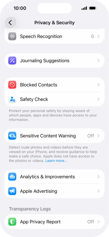 Press Sensitive Content Warning.