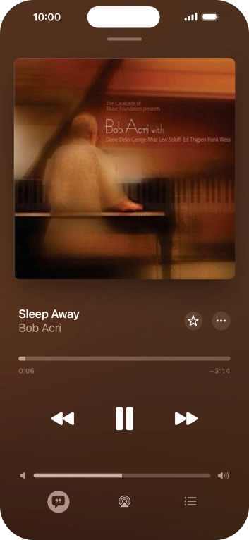 Press arrow right to go to the next audio file.