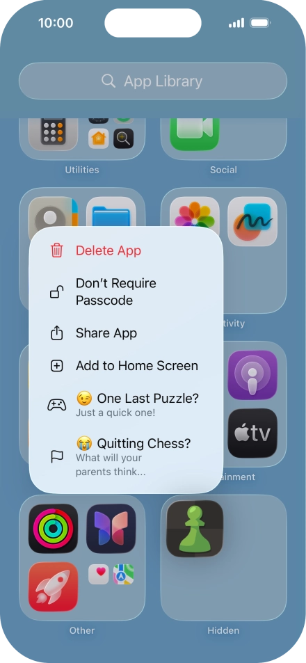Press Don't Require Passcode.