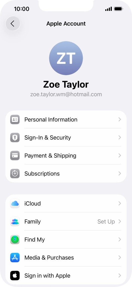 Slide your finger upwards starting from the bottom of the screen to return to the home screen.