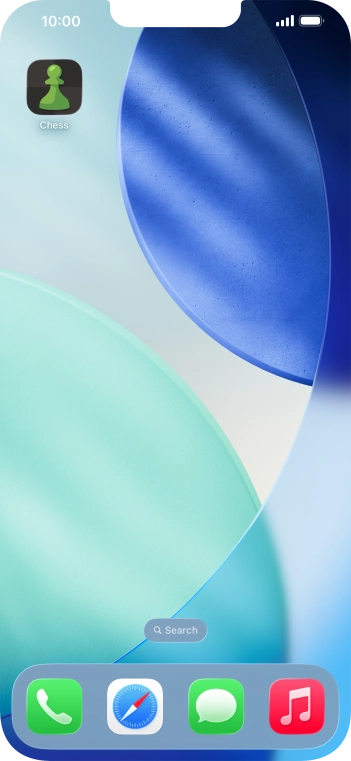 Press and hold the required app.