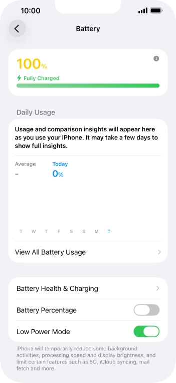 Slide your finger upwards starting from the bottom of the screen to return to the home screen.