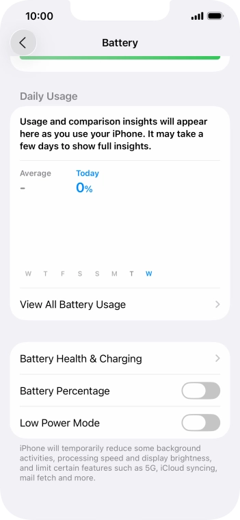 Press Battery Health & Charging.
