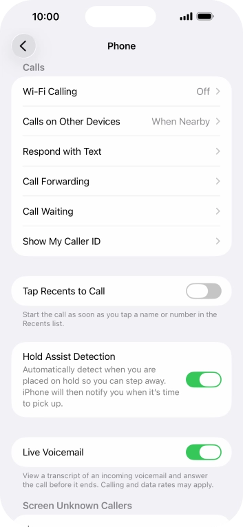 Press Wi-Fi Calling.