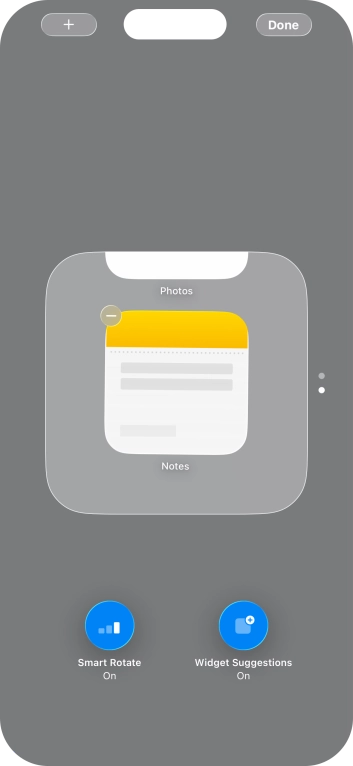 Press Smart Rotate to turn the function on or off.