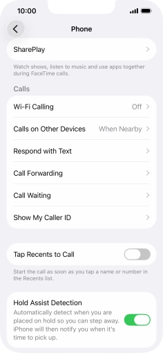 Press Wi-Fi Calling.