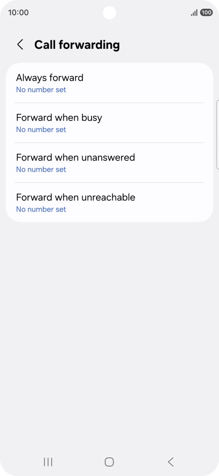 Press the Home key to return to the home screen.