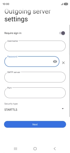 Press the field below 