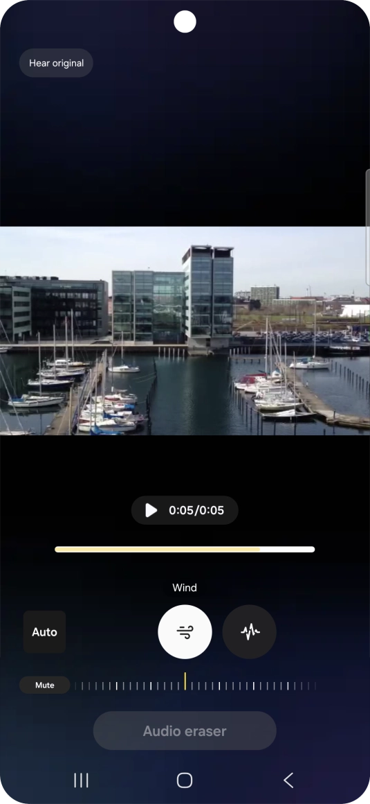 Press the required sound type.