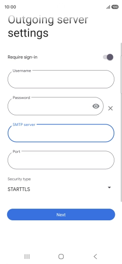 Press the field below 