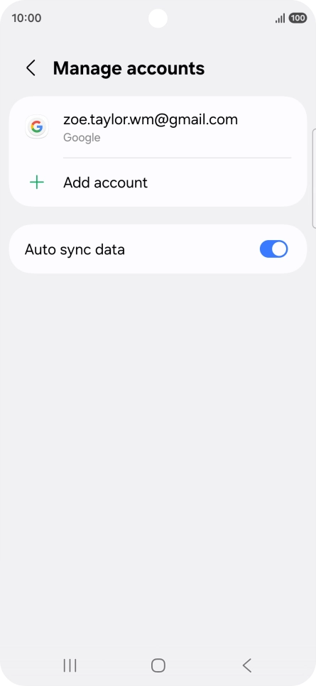 Press the Home key to return to the home screen.