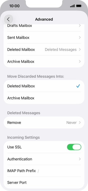 Press Authentication.