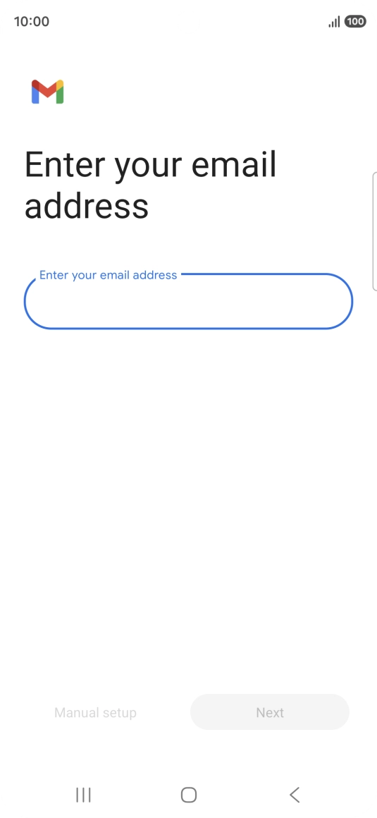 Press the field below 