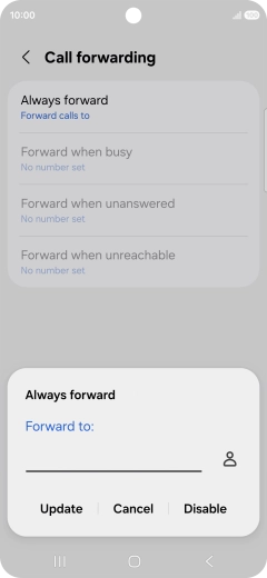 Press Disable.