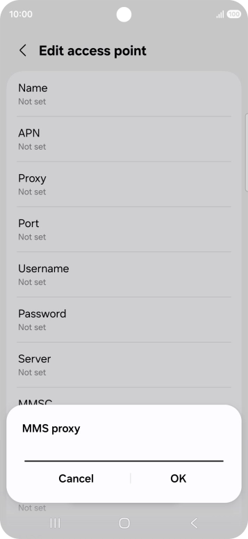 Key in 149.254.201.135 and press OK.
