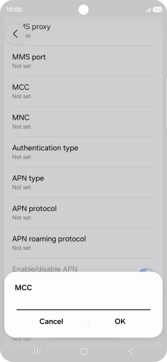 Key in 234 and press OK.