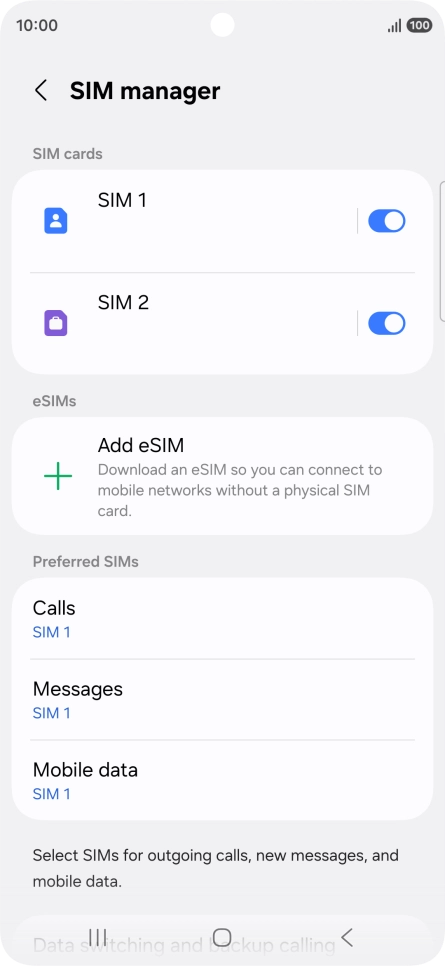 Press the required price plan.