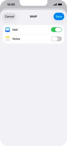Press Save. Your email account has now been set up. To select more settings for incoming and outgoing server, proceed with the following steps.