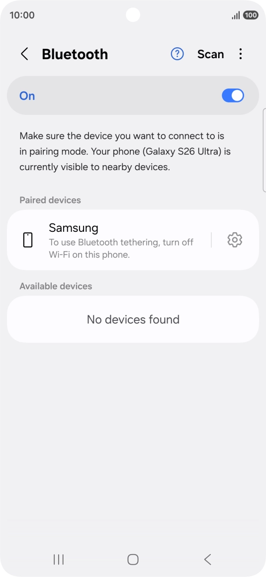 Press the Home key to return to the home screen.