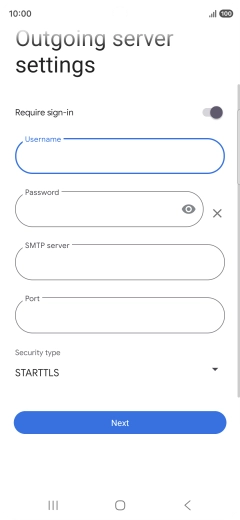 Press the field below 