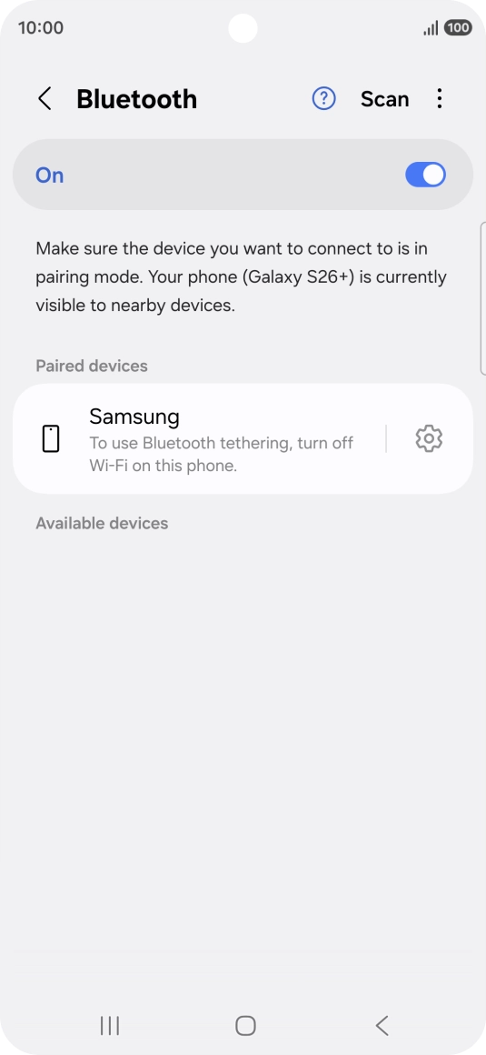 Press the Home key to return to the home screen.