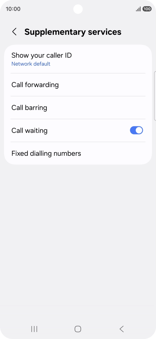 Press Fixed dialling numbers.