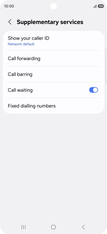 Press Fixed dialling numbers.