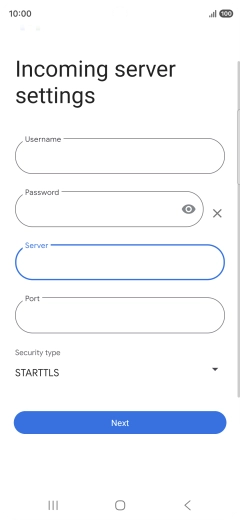 Press the field below 