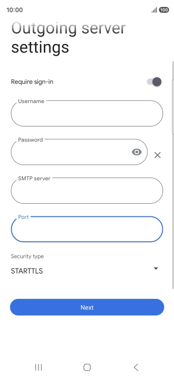 Press the drop down list below 