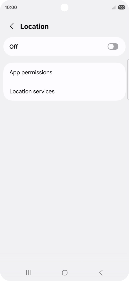 Press the indicator to turn the function on or off.