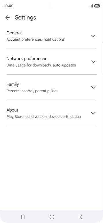 Press Network preferences.