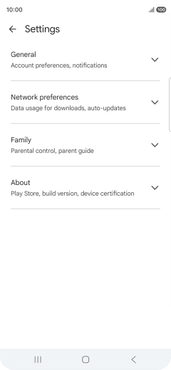 Press Network preferences.