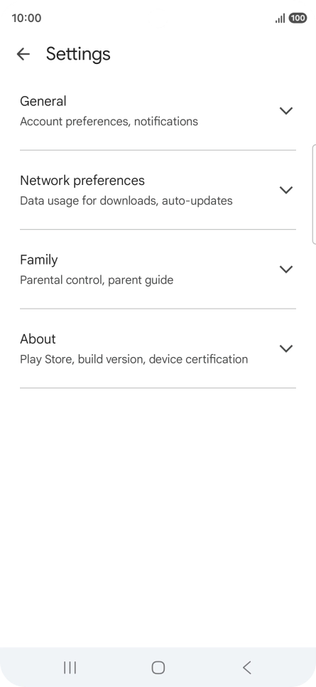 Press Network preferences.
