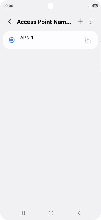 Press the add icon.