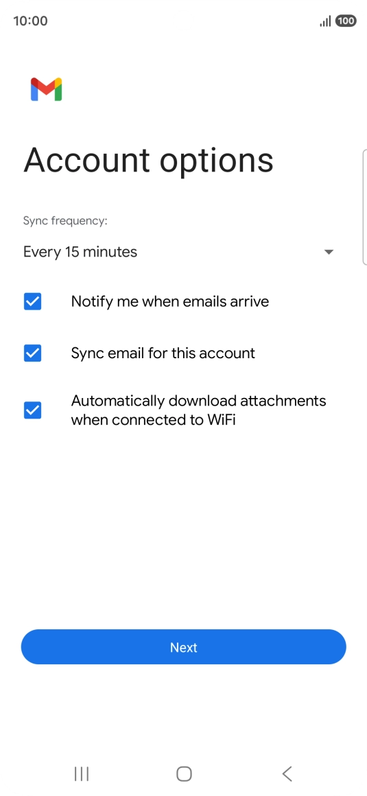 Press the drop down list below 