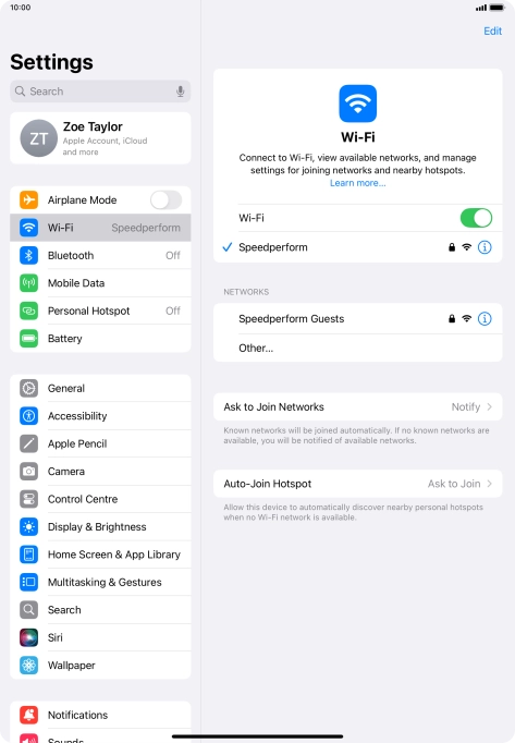 Slide your finger upwards starting from the bottom of the screen to return to the home screen.