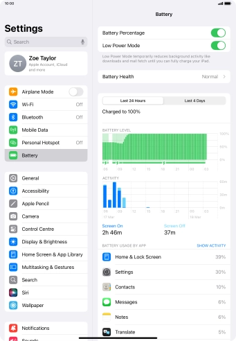 Slide your finger upwards starting from the bottom of the screen to return to the home screen.