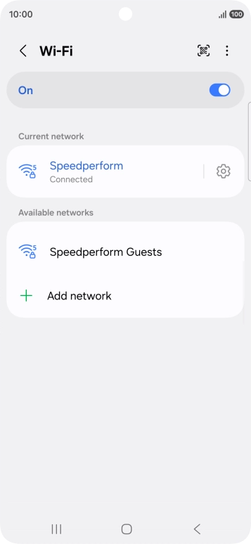 Press the Home key to return to the home screen.