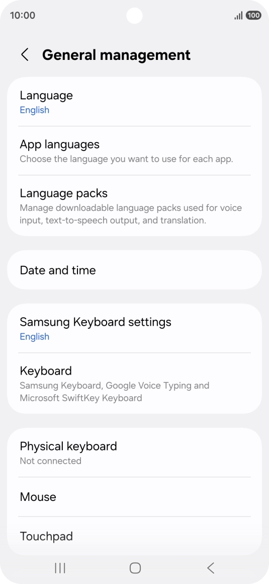 Press Date and time.
