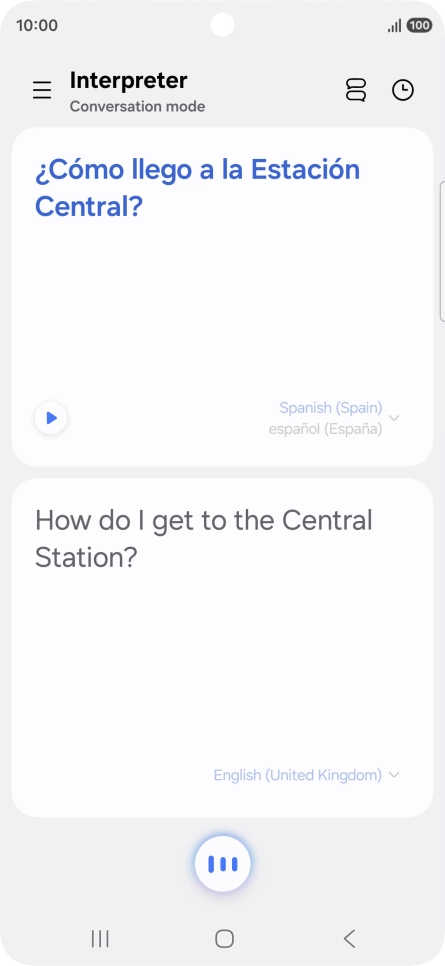 Follow the instructions on the screen to select the required language settings and use the function.