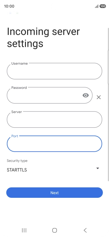 Press the drop down list below 