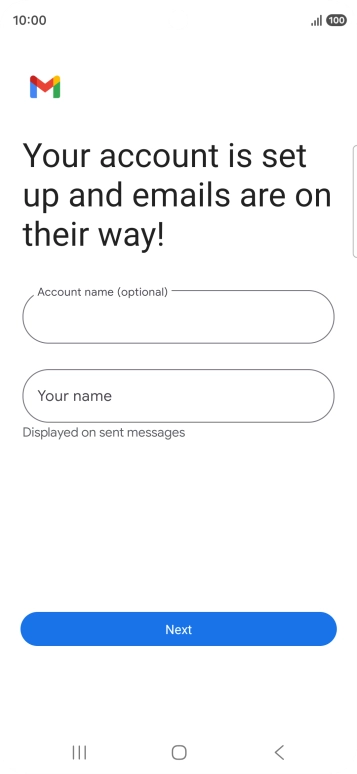 Press the field below 